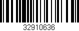 Código de barras (EAN, GTIN, SKU, ISBN): '32910636'