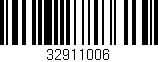 Código de barras (EAN, GTIN, SKU, ISBN): '32911006'