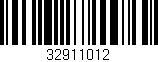 Código de barras (EAN, GTIN, SKU, ISBN): '32911012'