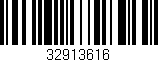 Código de barras (EAN, GTIN, SKU, ISBN): '32913616'