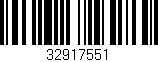 Código de barras (EAN, GTIN, SKU, ISBN): '32917551'