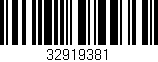 Código de barras (EAN, GTIN, SKU, ISBN): '32919381'