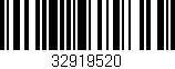 Código de barras (EAN, GTIN, SKU, ISBN): '32919520'