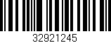 Código de barras (EAN, GTIN, SKU, ISBN): '32921245'