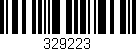 Código de barras (EAN, GTIN, SKU, ISBN): '329223'