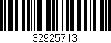 Código de barras (EAN, GTIN, SKU, ISBN): '32925713'
