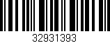 Código de barras (EAN, GTIN, SKU, ISBN): '32931393'