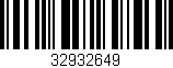 Código de barras (EAN, GTIN, SKU, ISBN): '32932649'