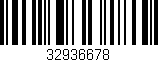 Código de barras (EAN, GTIN, SKU, ISBN): '32936678'
