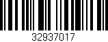 Código de barras (EAN, GTIN, SKU, ISBN): '32937017'