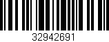 Código de barras (EAN, GTIN, SKU, ISBN): '32942691'