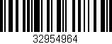 Código de barras (EAN, GTIN, SKU, ISBN): '32954964'