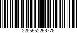Código de barras (EAN, GTIN, SKU, ISBN): '3295552256778'