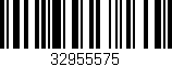 Código de barras (EAN, GTIN, SKU, ISBN): '32955575'