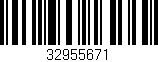 Código de barras (EAN, GTIN, SKU, ISBN): '32955671'