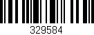 Código de barras (EAN, GTIN, SKU, ISBN): '329584'