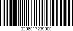 Código de barras (EAN, GTIN, SKU, ISBN): '3296017269388'