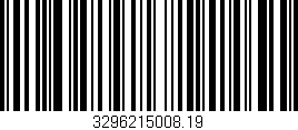 Código de barras (EAN, GTIN, SKU, ISBN): '3296215008.19'
