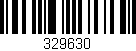 Código de barras (EAN, GTIN, SKU, ISBN): '329630'
