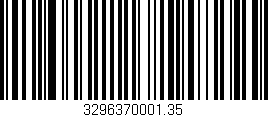 Código de barras (EAN, GTIN, SKU, ISBN): '3296370001.35'