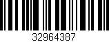Código de barras (EAN, GTIN, SKU, ISBN): '32964387'