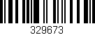 Código de barras (EAN, GTIN, SKU, ISBN): '329673'