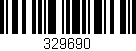 Código de barras (EAN, GTIN, SKU, ISBN): '329690'