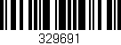 Código de barras (EAN, GTIN, SKU, ISBN): '329691'