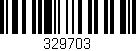 Código de barras (EAN, GTIN, SKU, ISBN): '329703'