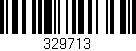 Código de barras (EAN, GTIN, SKU, ISBN): '329713'
