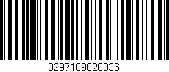 Código de barras (EAN, GTIN, SKU, ISBN): '3297189020036'
