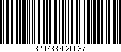 Código de barras (EAN, GTIN, SKU, ISBN): '3297333026037'