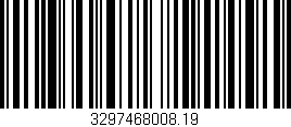 Código de barras (EAN, GTIN, SKU, ISBN): '3297468008.19'