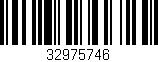 Código de barras (EAN, GTIN, SKU, ISBN): '32975746'