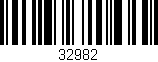 Código de barras (EAN, GTIN, SKU, ISBN): '32982'