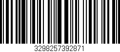Código de barras (EAN, GTIN, SKU, ISBN): '3298257392871'
