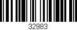 Código de barras (EAN, GTIN, SKU, ISBN): '32983'