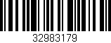 Código de barras (EAN, GTIN, SKU, ISBN): '32983179'