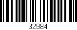 Código de barras (EAN, GTIN, SKU, ISBN): '32984'