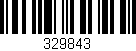 Código de barras (EAN, GTIN, SKU, ISBN): '329843'