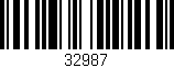 Código de barras (EAN, GTIN, SKU, ISBN): '32987'