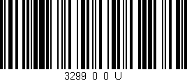 Código de barras (EAN, GTIN, SKU, ISBN): '3299_0_0_U'