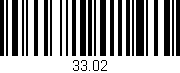 Código de barras (EAN, GTIN, SKU, ISBN): '33.02'