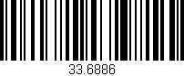 Código de barras (EAN, GTIN, SKU, ISBN): '33.6886'