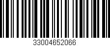 Código de barras (EAN, GTIN, SKU, ISBN): '33004652066'