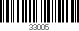 Código de barras (EAN, GTIN, SKU, ISBN): '33005'