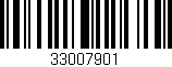 Código de barras (EAN, GTIN, SKU, ISBN): '33007901'
