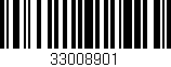 Código de barras (EAN, GTIN, SKU, ISBN): '33008901'