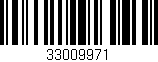 Código de barras (EAN, GTIN, SKU, ISBN): '33009971'