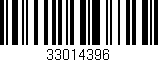 Código de barras (EAN, GTIN, SKU, ISBN): '33014396'